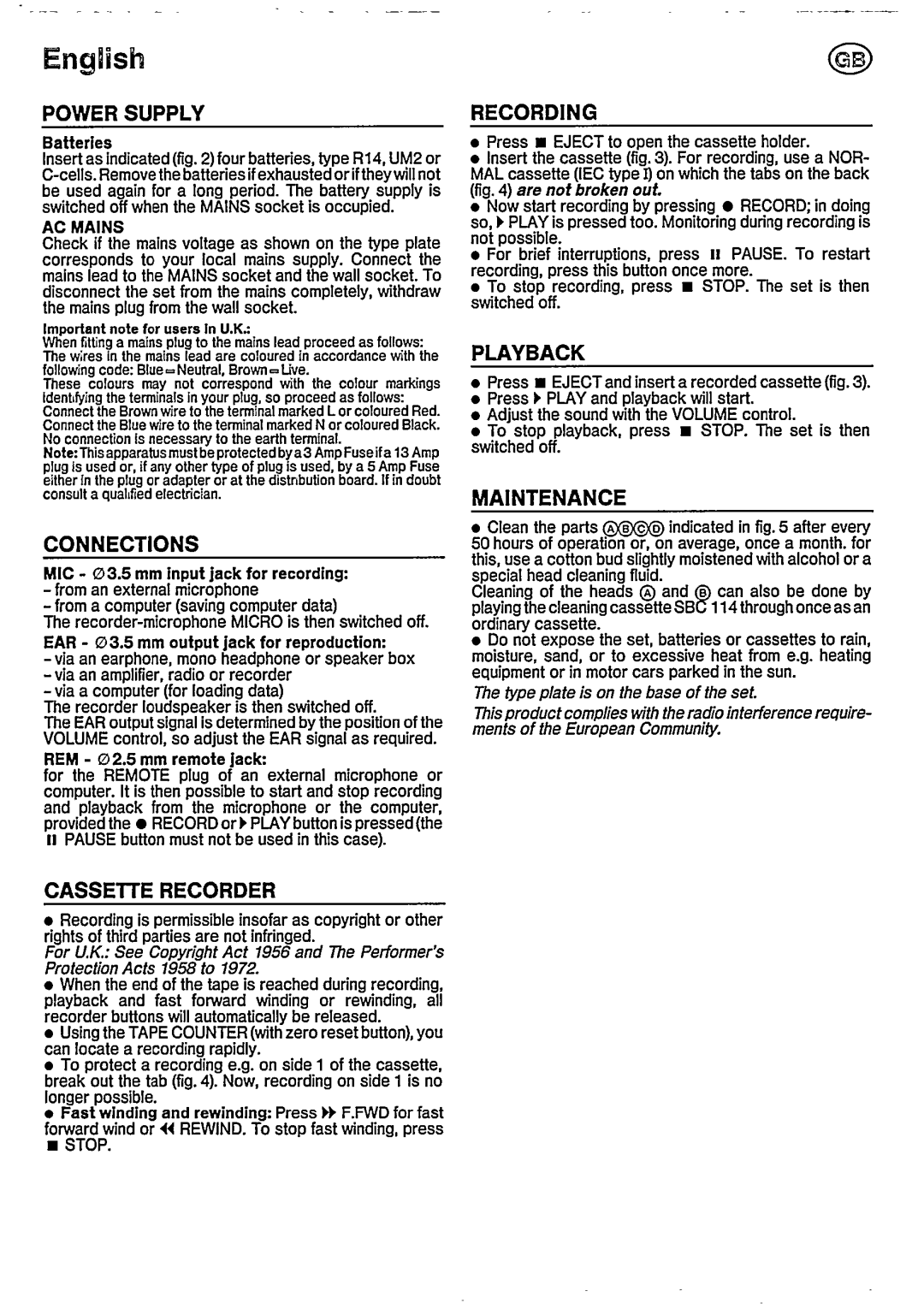 Philips D 6280 manual 