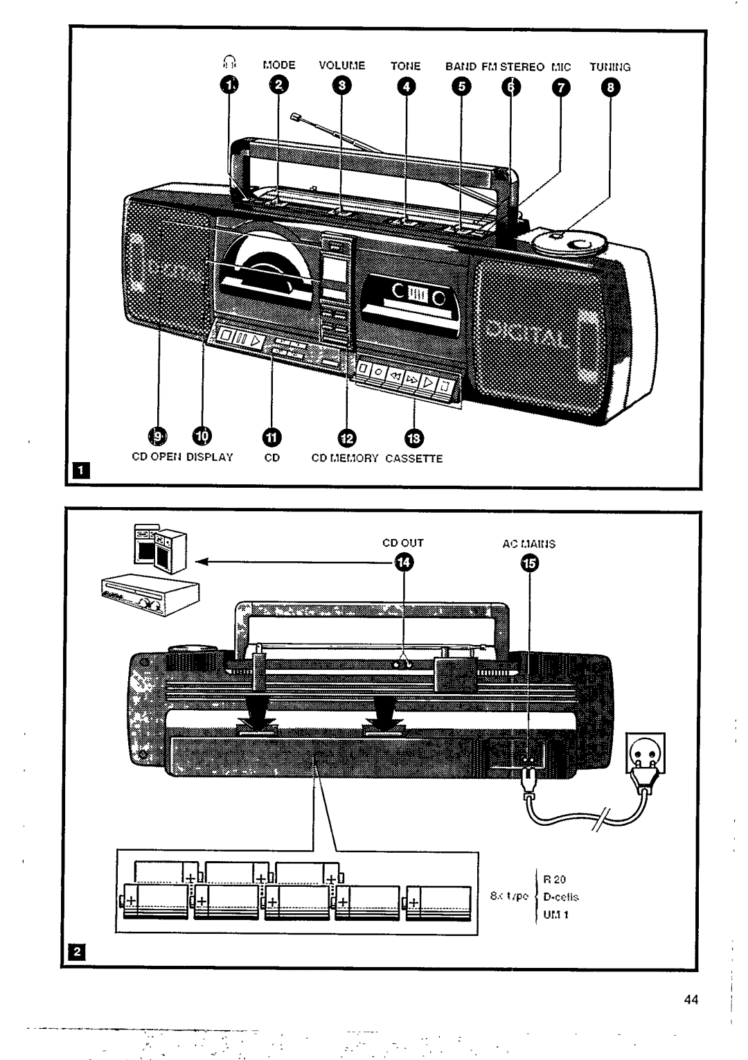 Philips D 8892 manual 