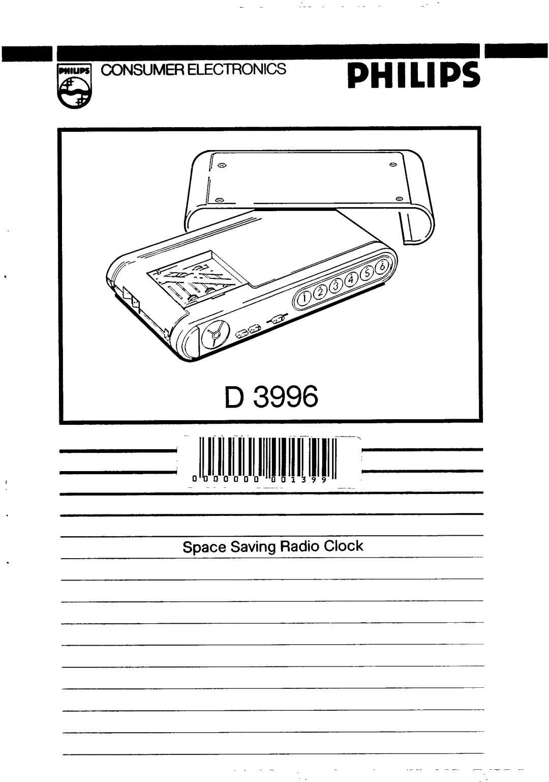 Philips D3996 manual 