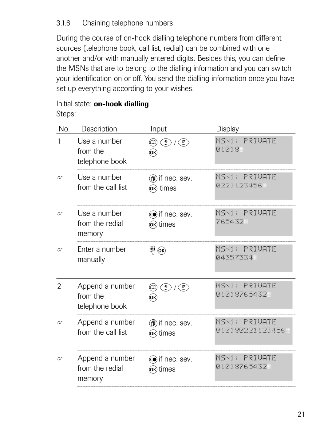 Philips D721, D711 manual ±/‘, Memory 