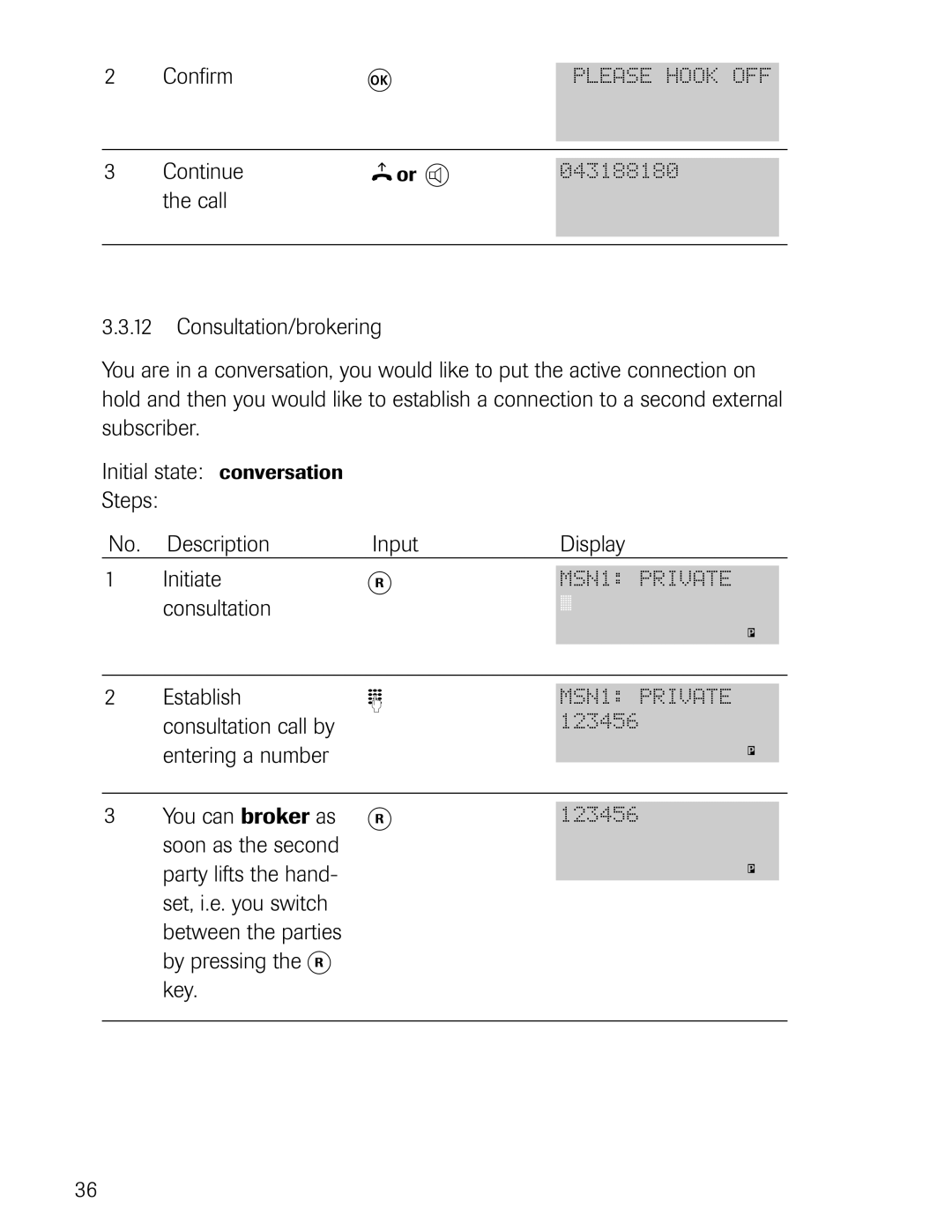 Philips D711, D721 manual Entering a number 