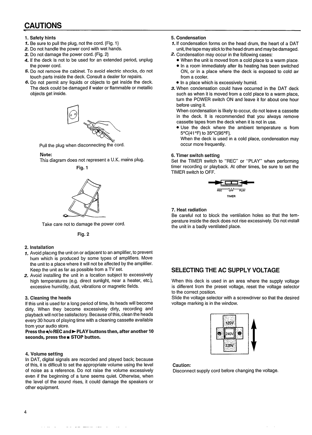 Philips DAT850 manual 