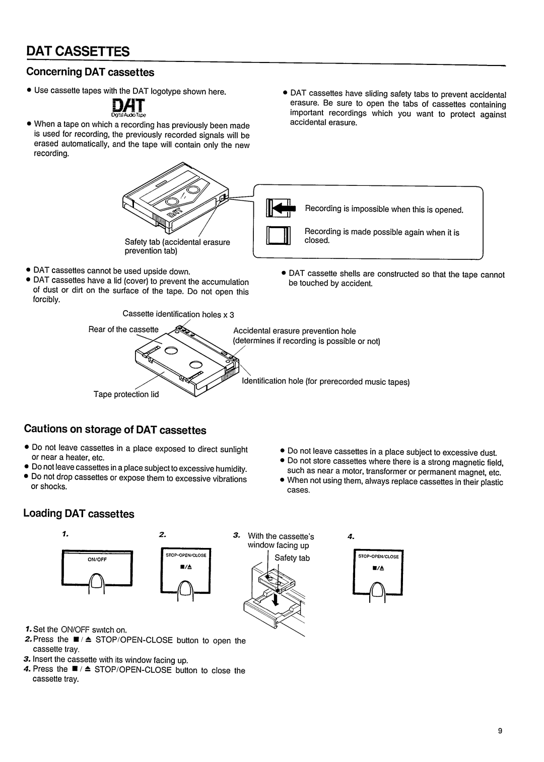 Philips DAT850 manual 