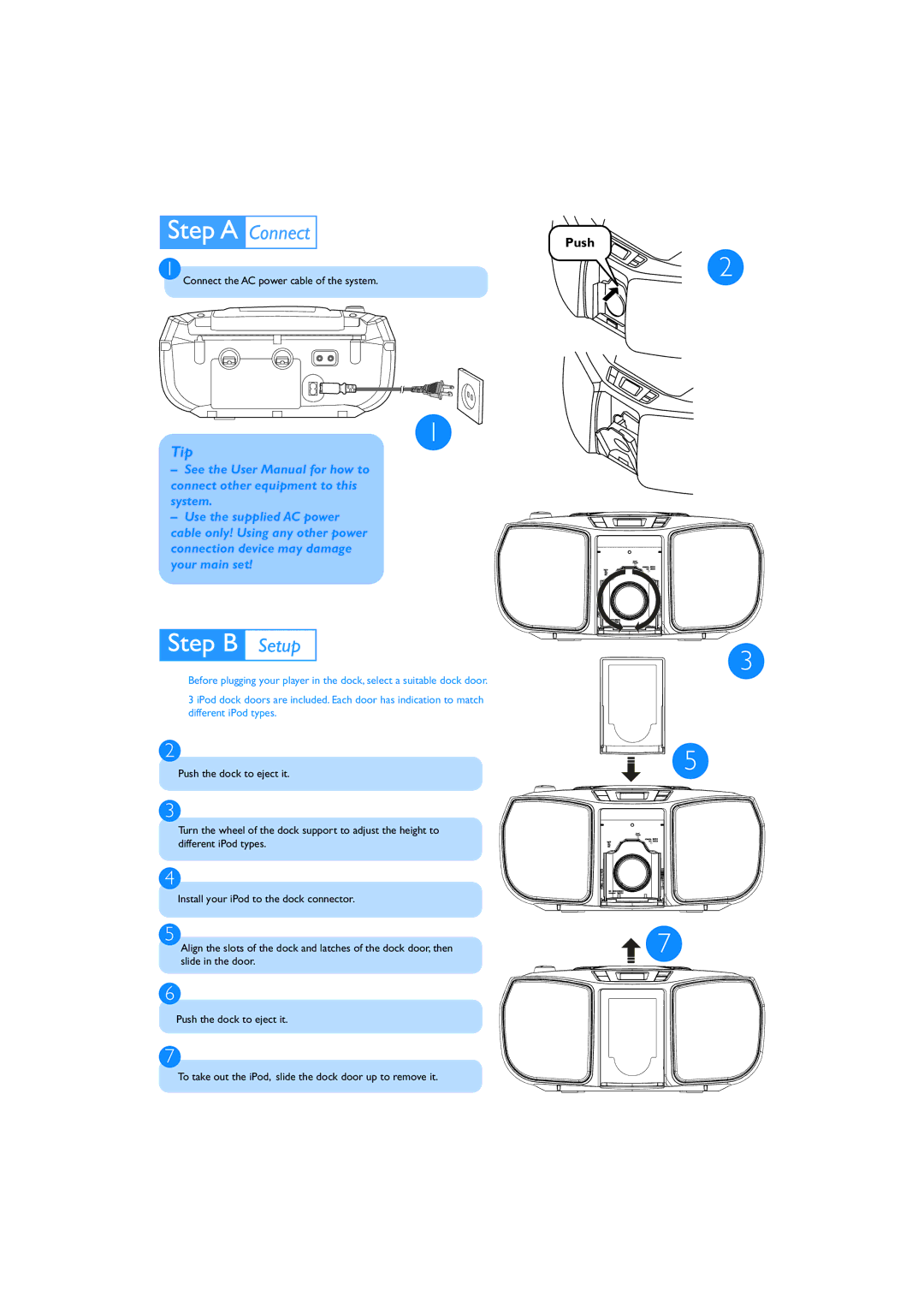 Philips DC1010 quick start Tip 