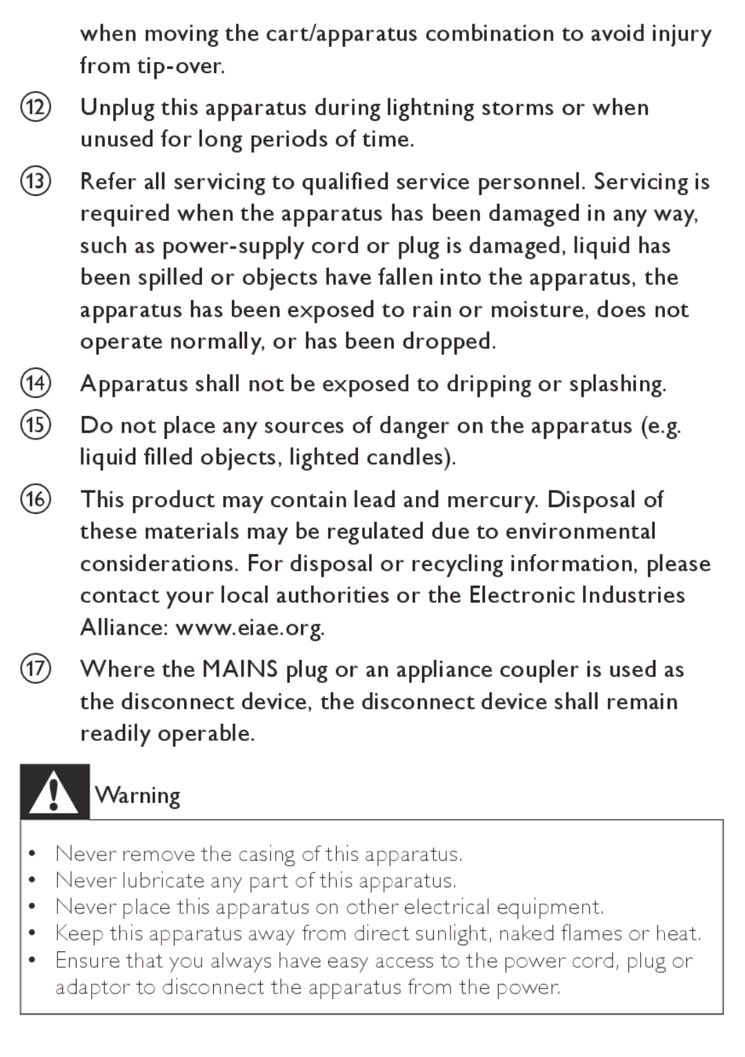 Philips DC190 user manual 