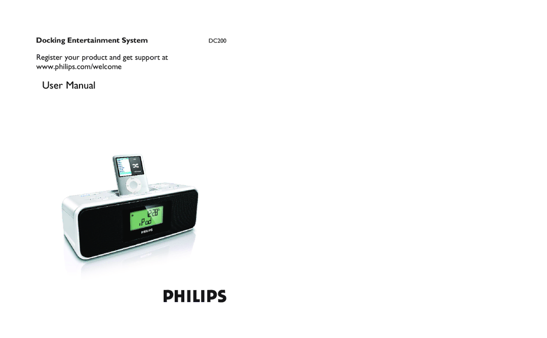 Philips DC200/05 user manual Docking Entertainment System 