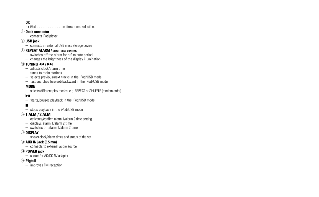 Philips DC200/05 user manual Mode, @ Display 