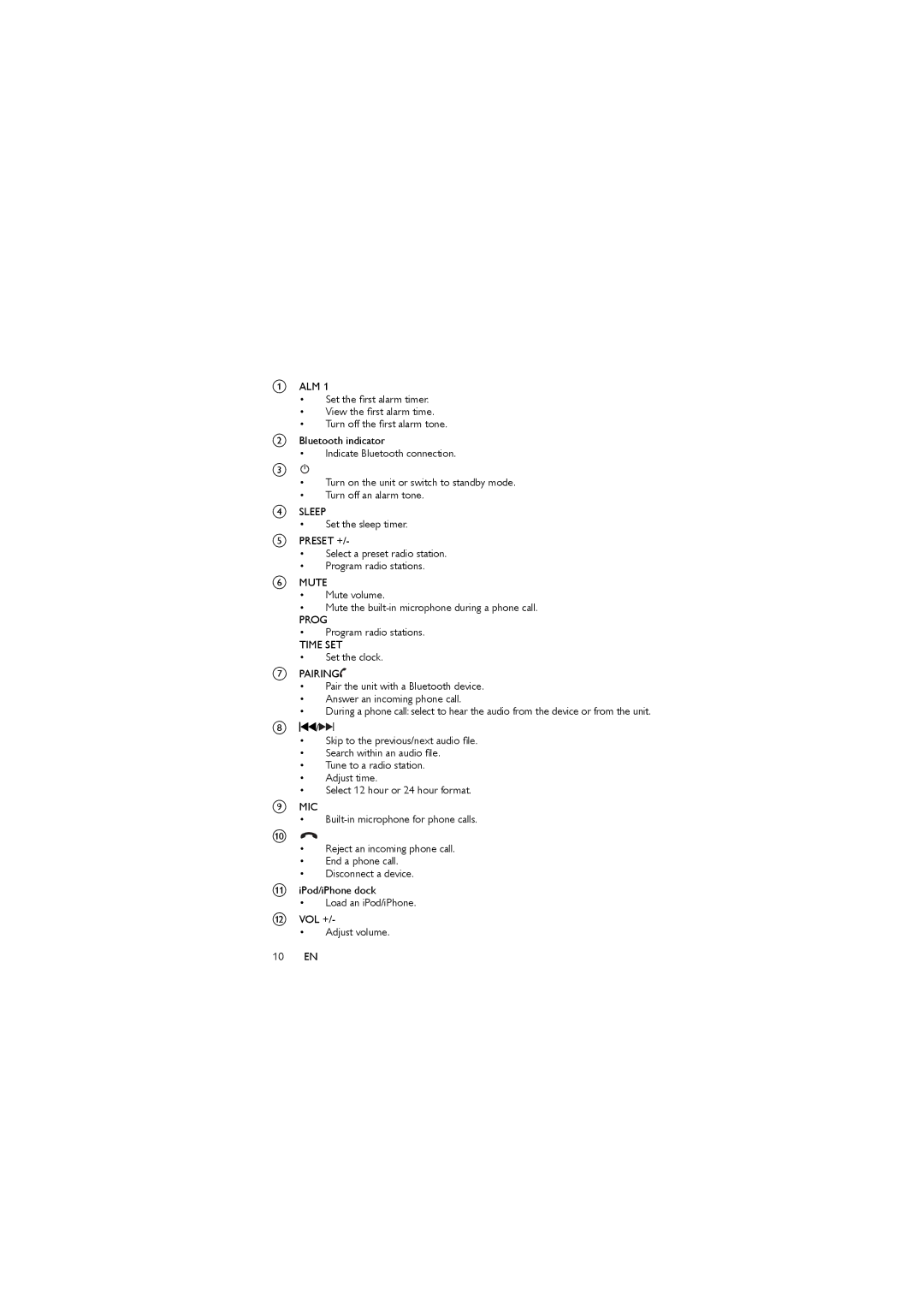 Philips DC350/37 user manual Prog 