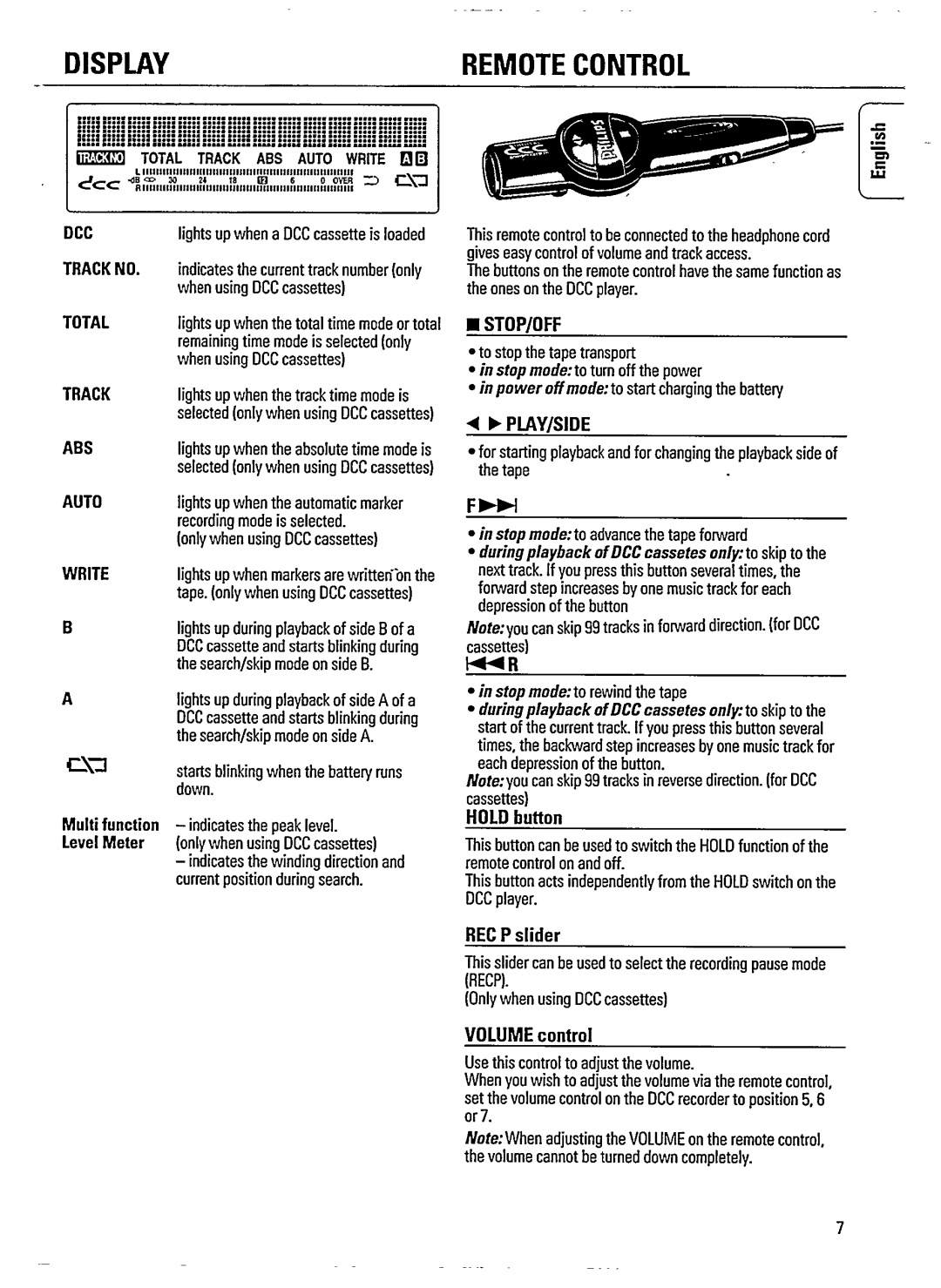 Philips DCC 175/05 manual 