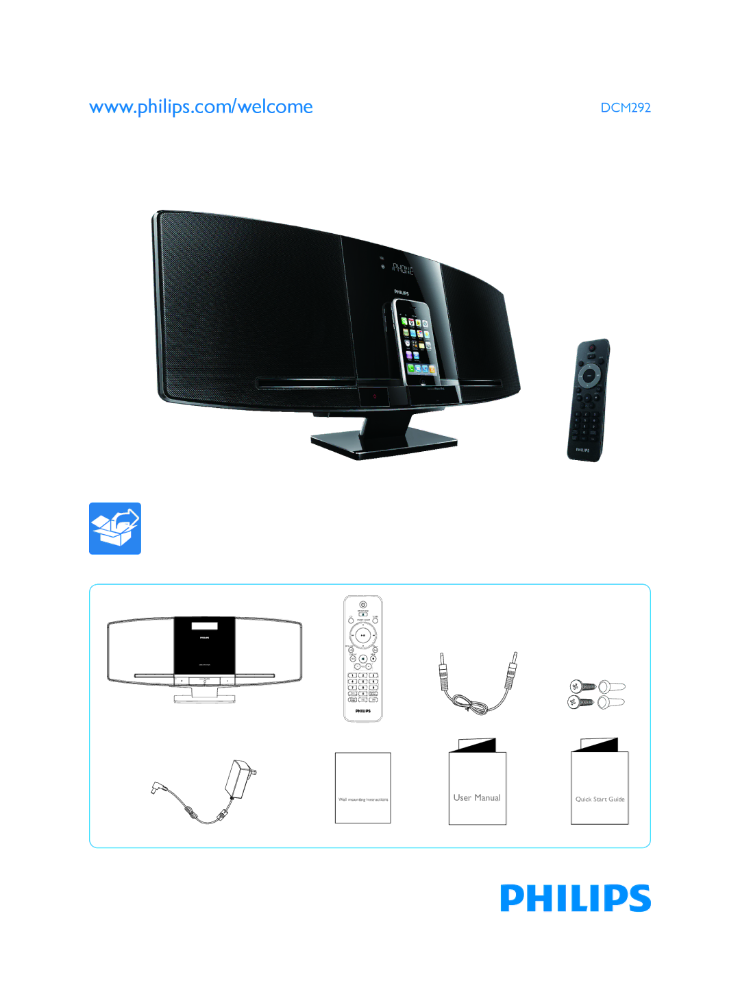 Philips DCM292/37 user manual 