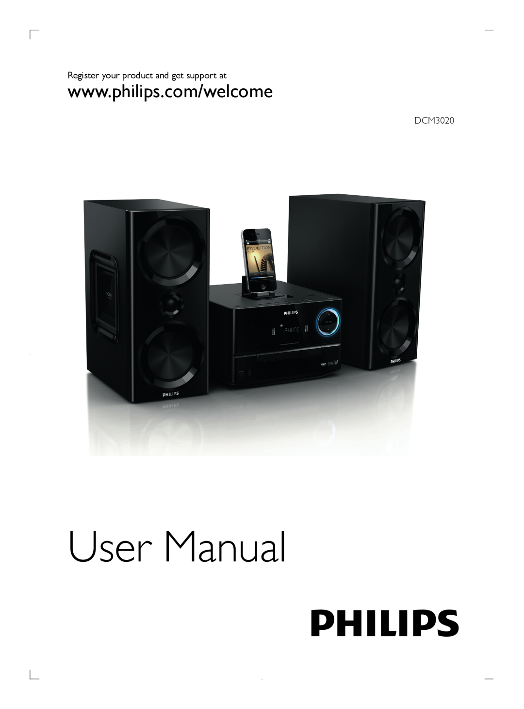 Philips DCM3020 user manual 
