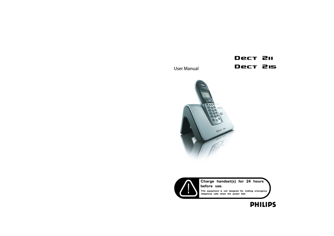 Philips DECT 211 manual 