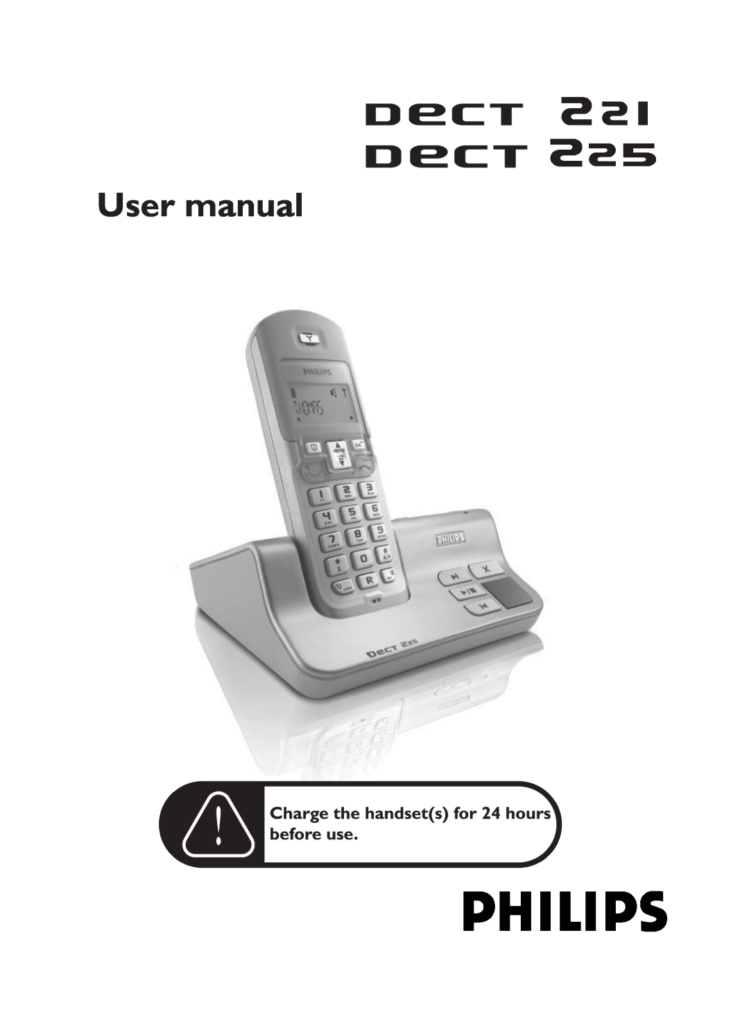 Philips DECT 221 user manual User manual 