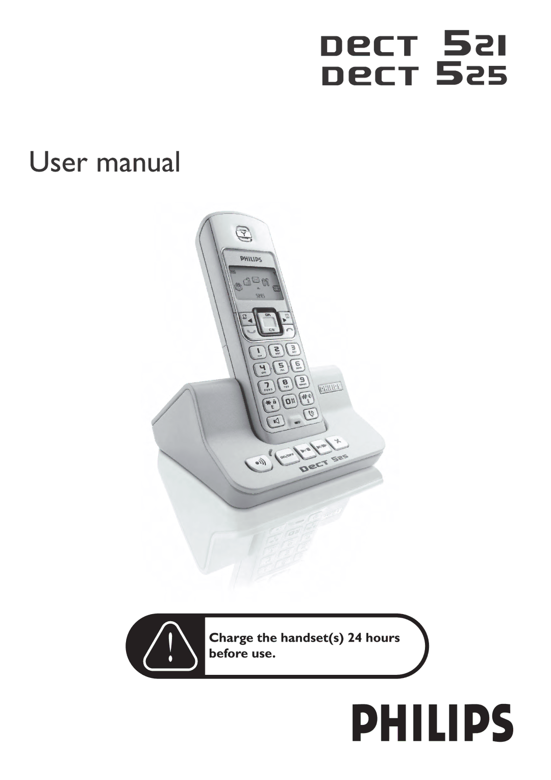 Philips DECT521/DECT 525 manual 