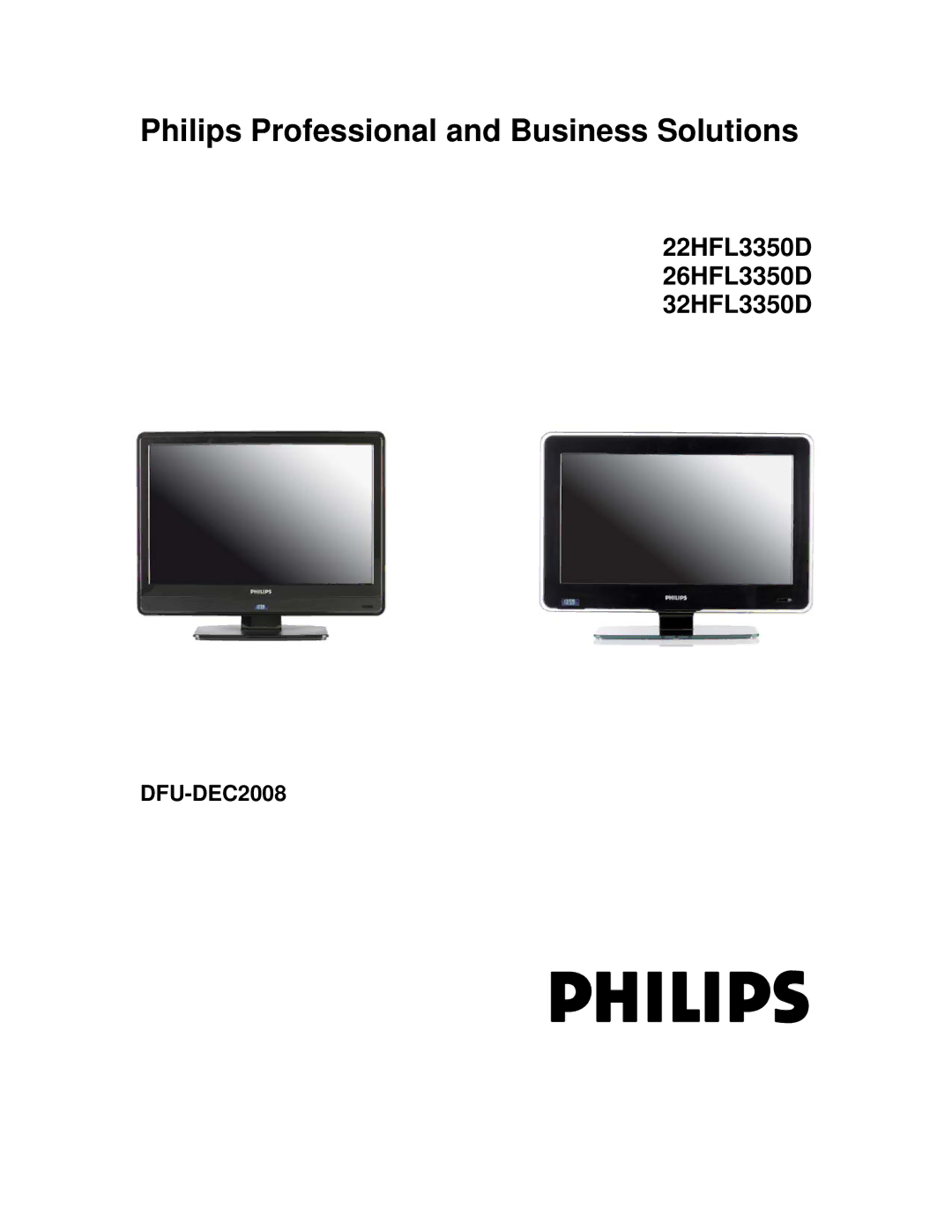 Philips DFU-DEC2008 manual Philips 