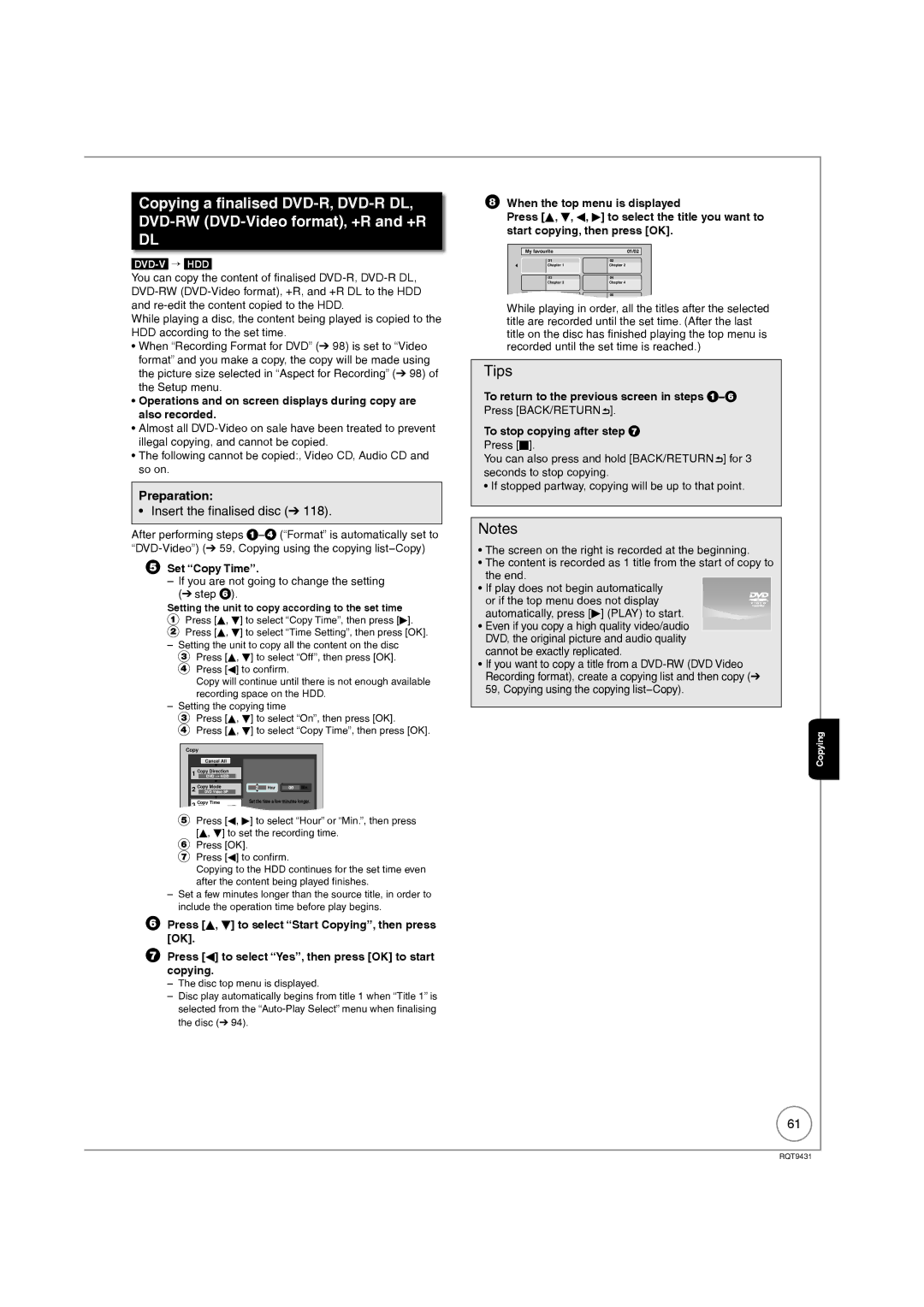 Philips DMR-XS350EB operating instructions Insert the finalised disc 