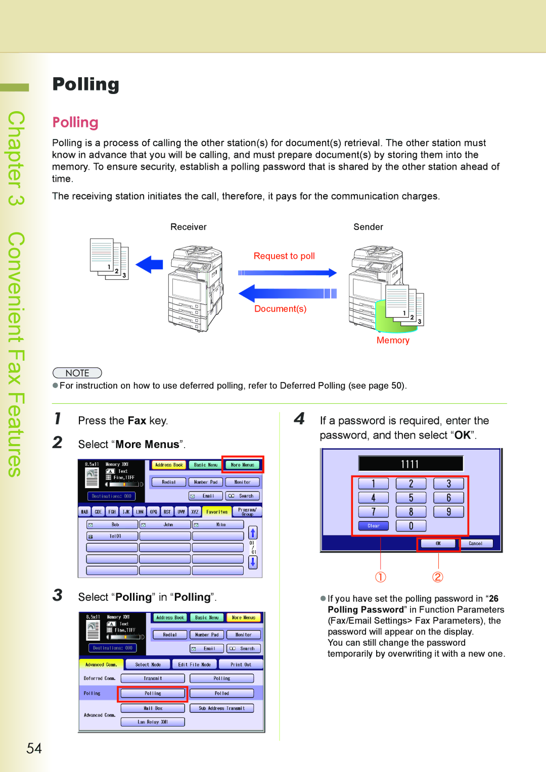 Philips DP-C262 manual Polling 