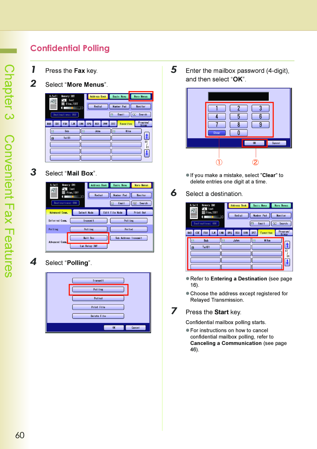 Philips DP-C262 manual Features, Confidential Polling 