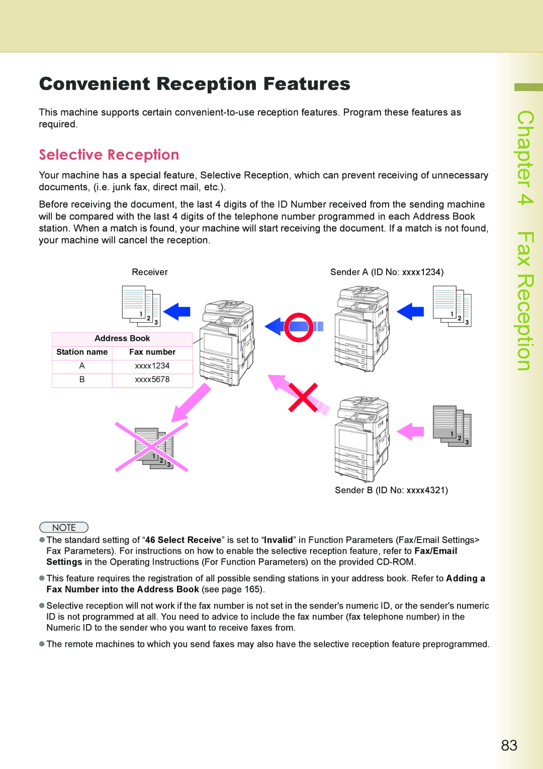 Philips DP-C262 manual Convenient Reception Features, Selective Reception 