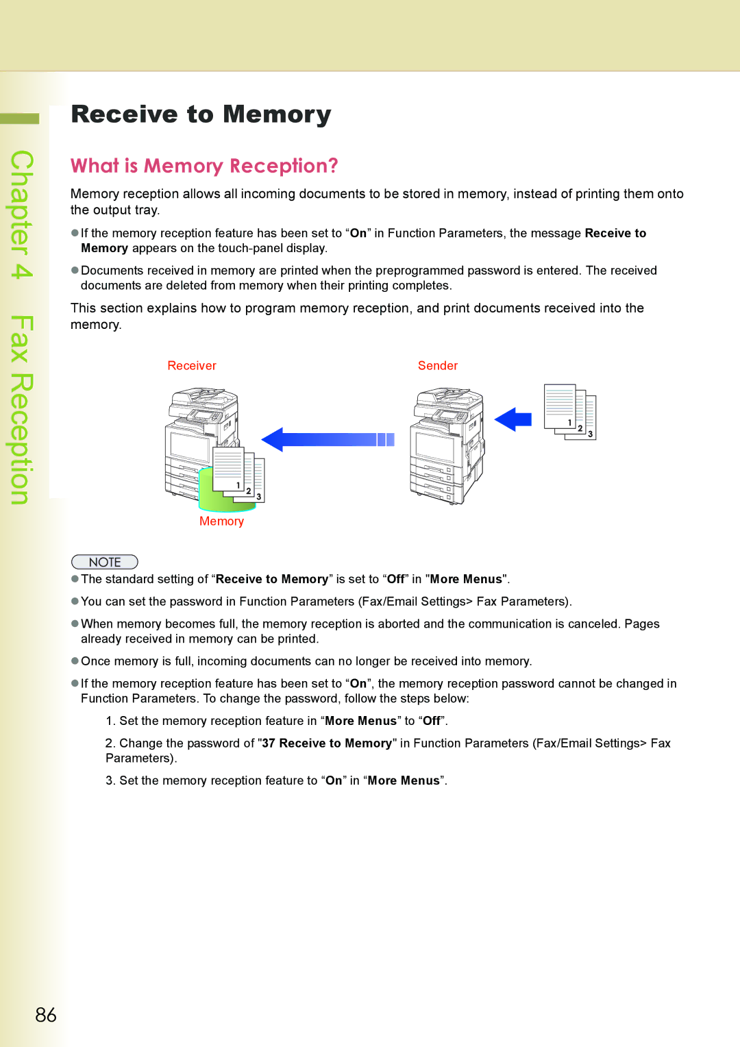 Philips DP-C262 manual Receive to Memory, What is Memory Reception? 