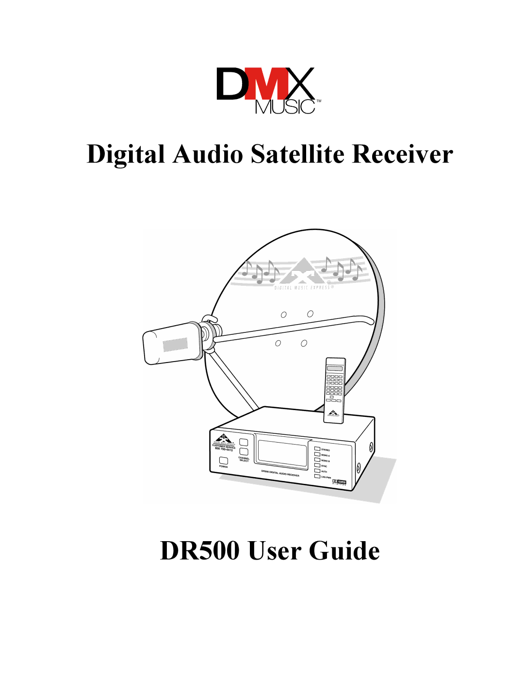 Philips manual Digital Audio Satellite Receiver DR500 User Guide 