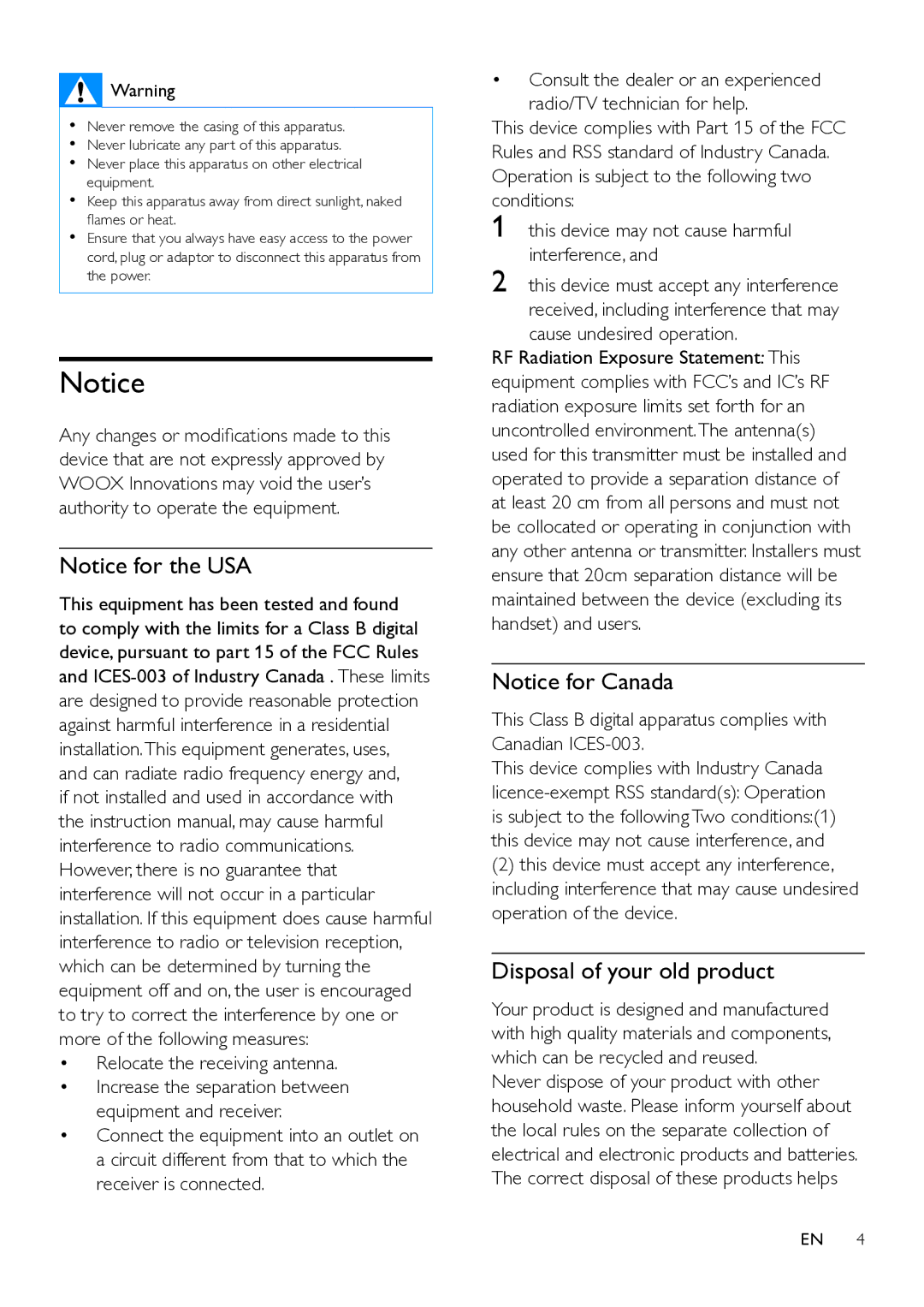 Philips DS7880/37 user manual Disposal of your old product 