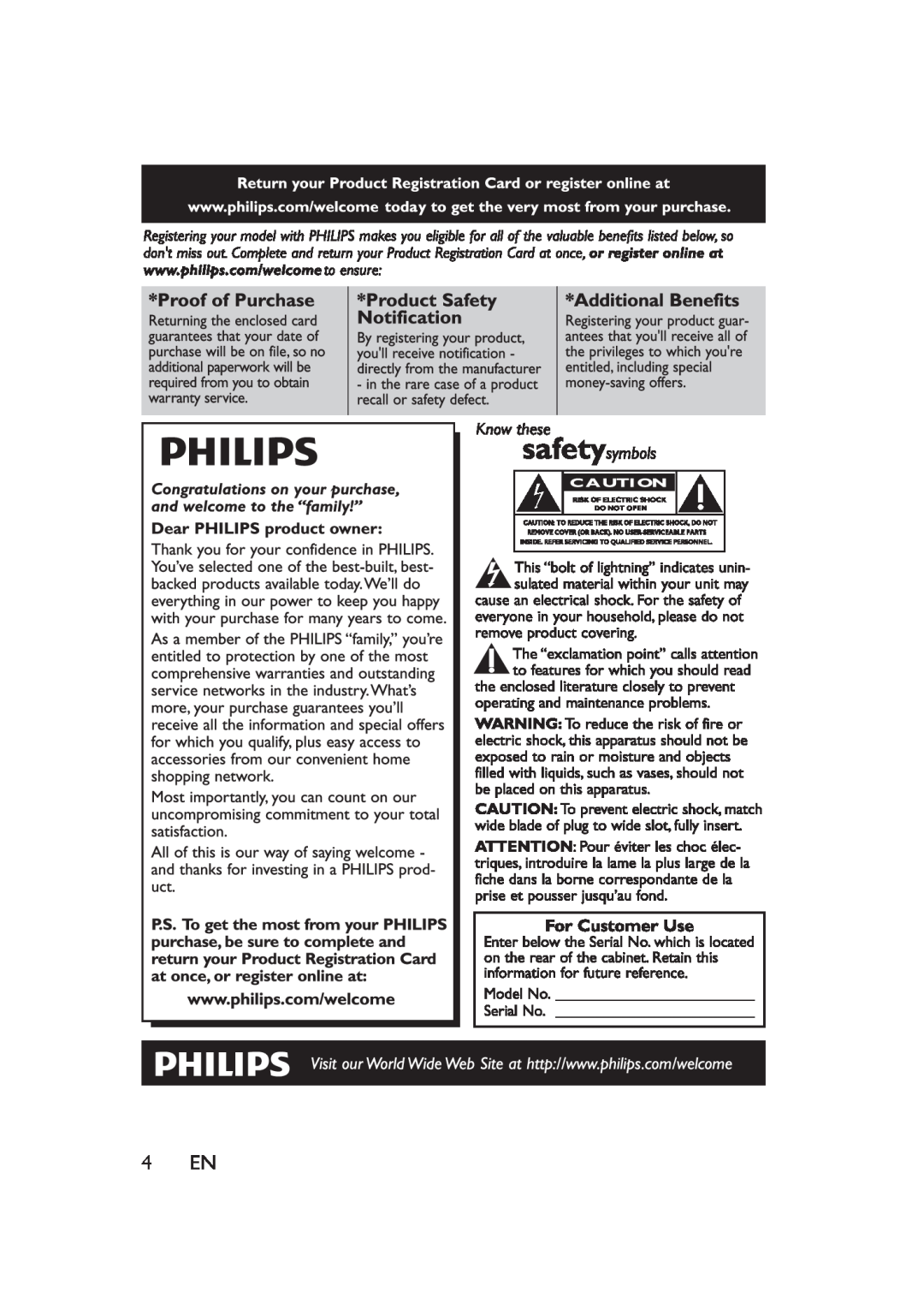 Philips DS8550 user manual 4 EN 