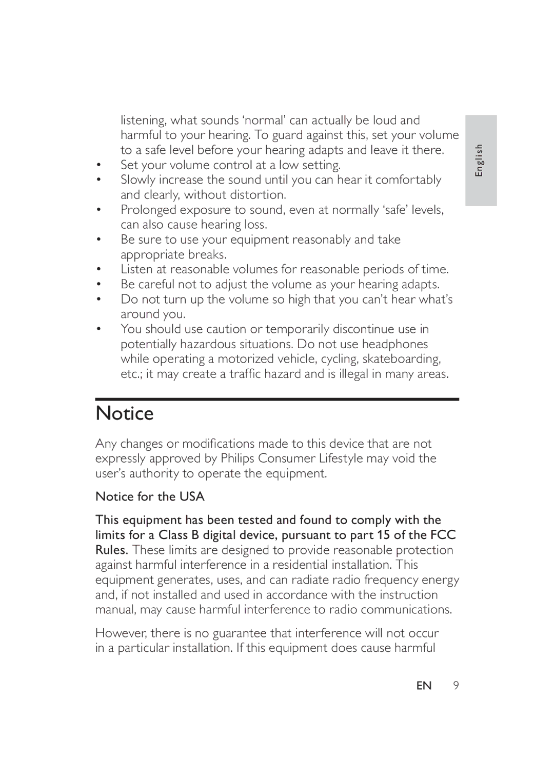 Philips DS9000/37 user manual English 