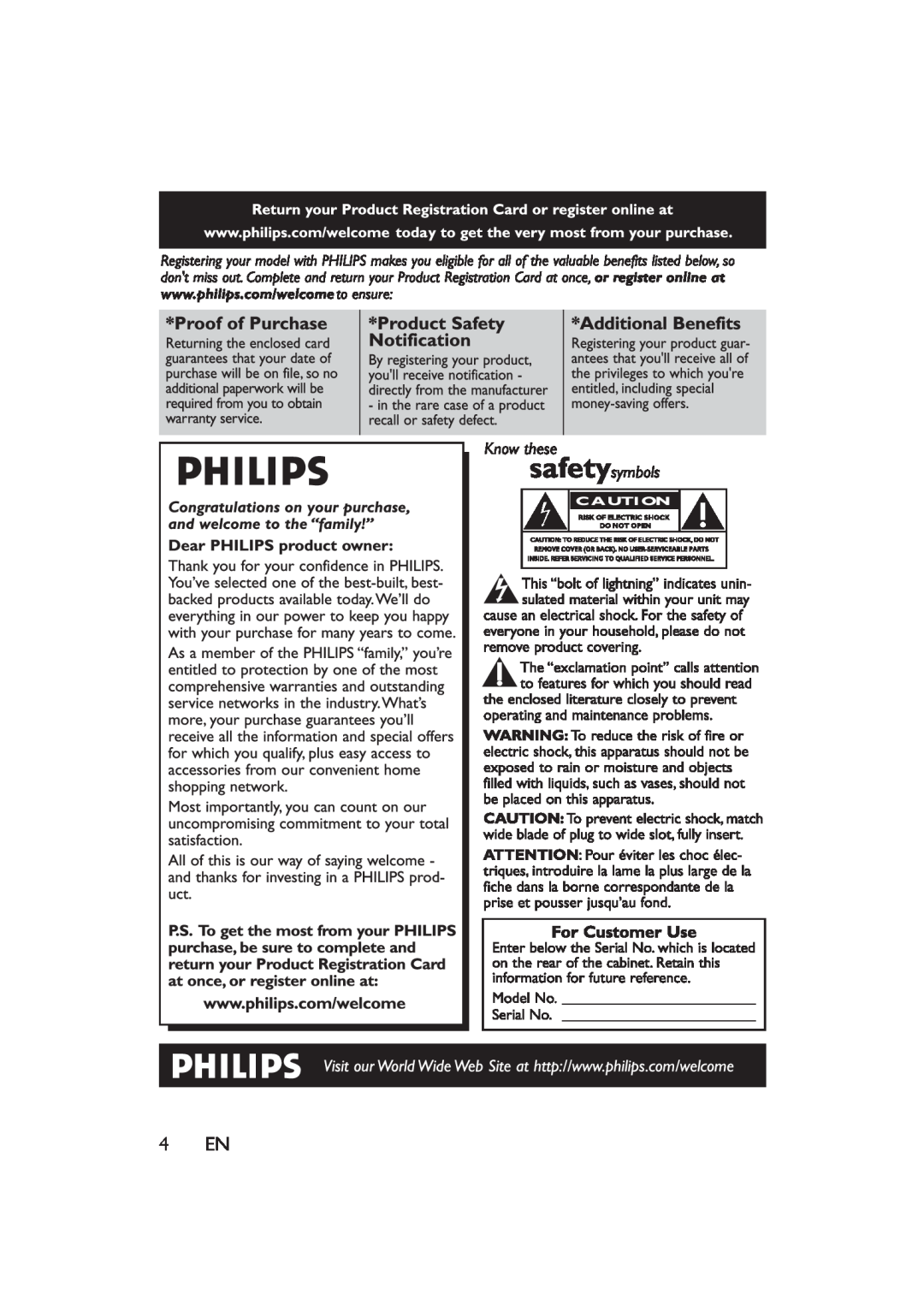 Philips DS9000/37 user manual 4 EN 