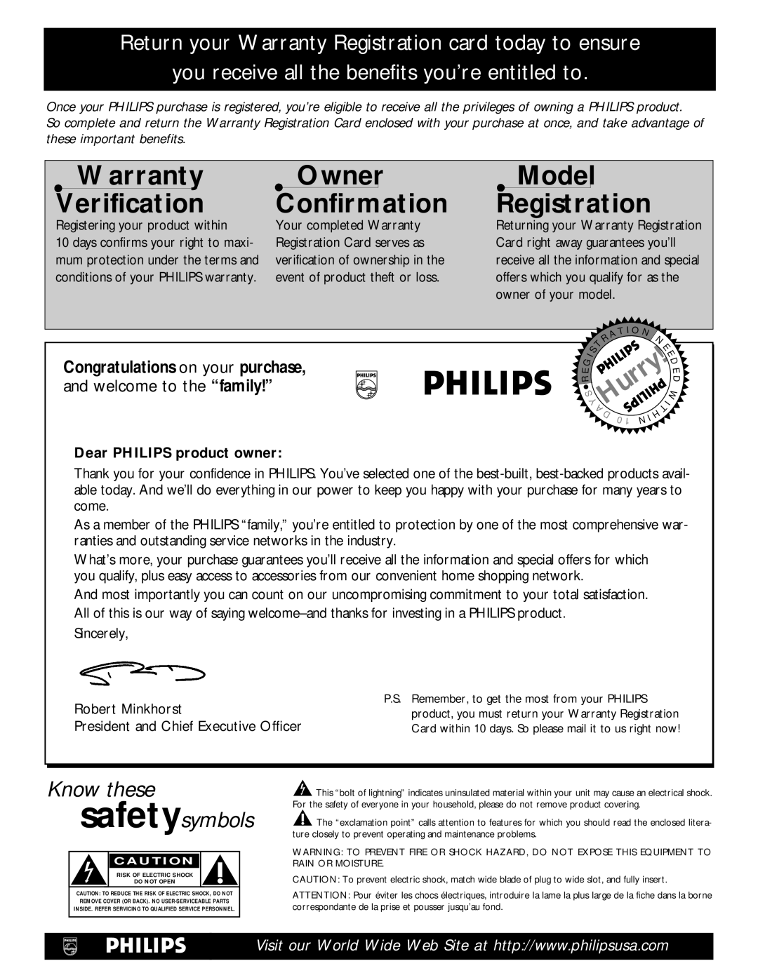 Philips DSX 5350 user manual Mum protection under the terms, Event of product theft or loss, Verification of ownership 