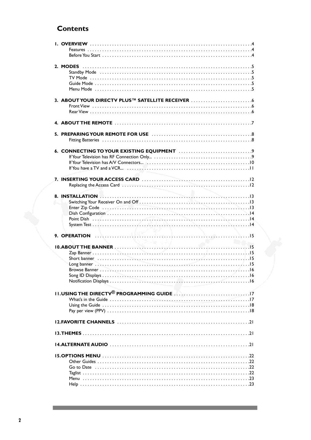 Philips DSX5250 manual Contents 