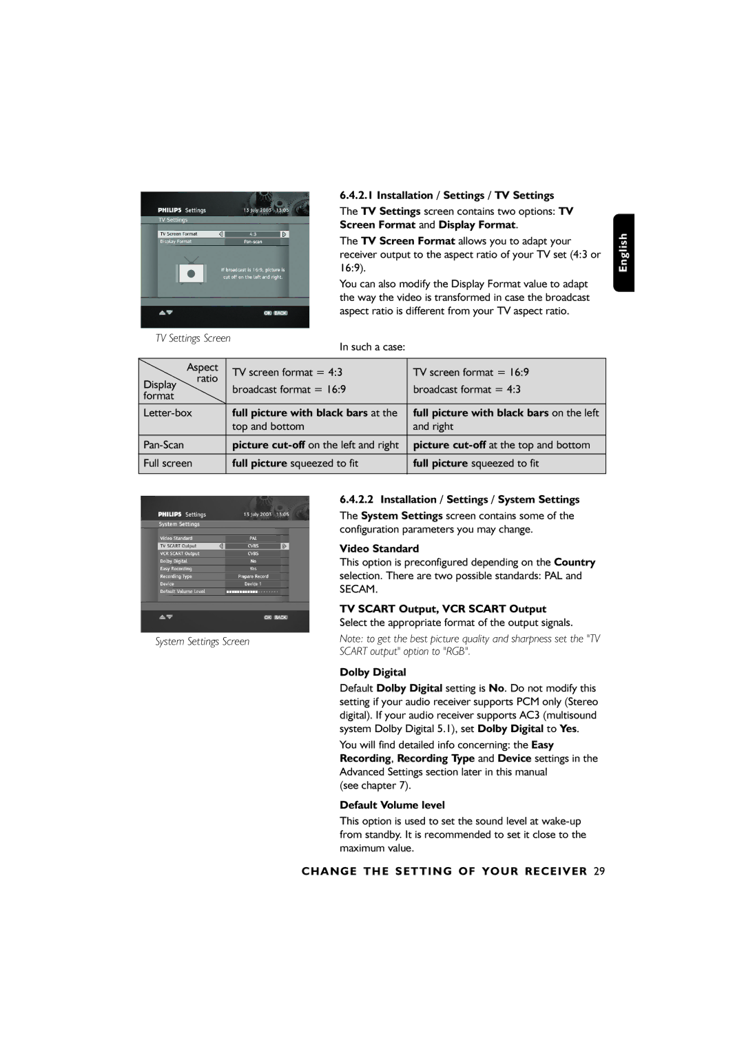 Philips 00, DTR6610 user manual Secam 