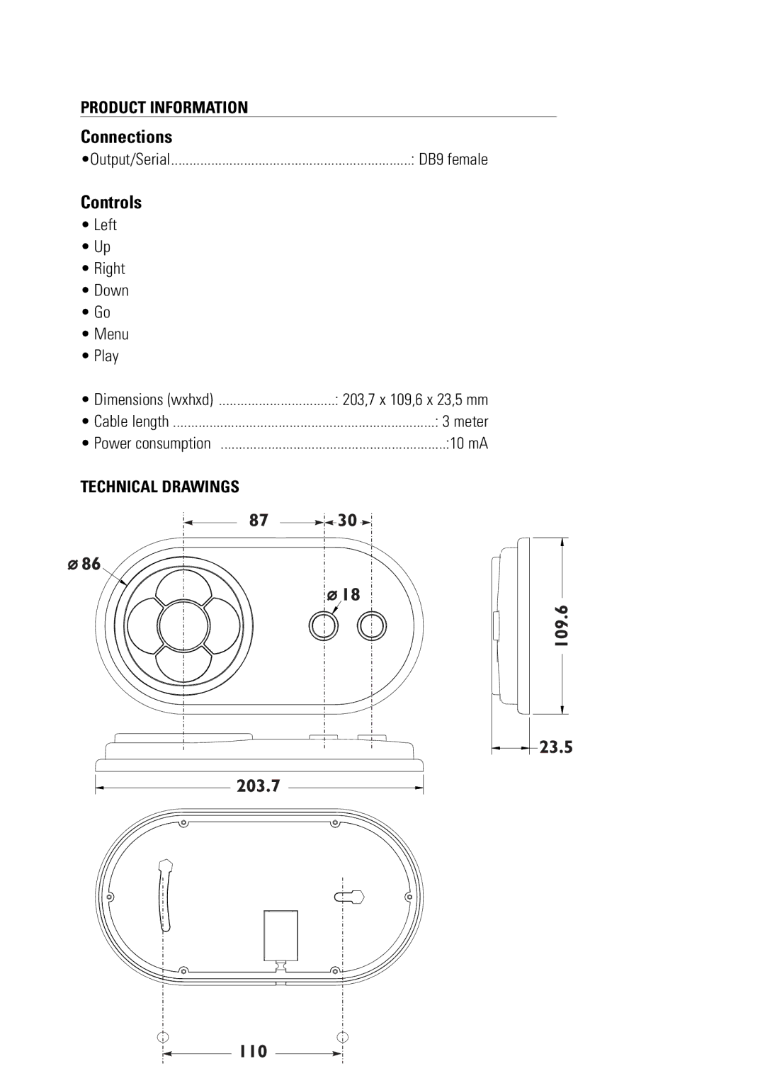 Philips DVD Video Player ProDVD Wired Controller user manual Connections 