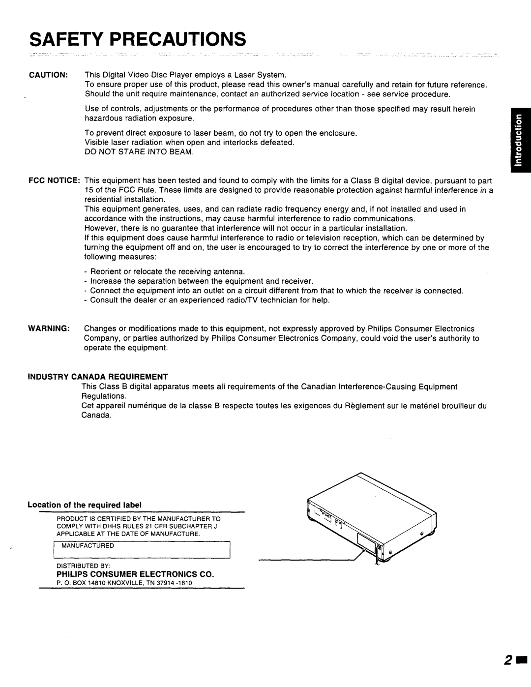 Philips DVD400AT manual 