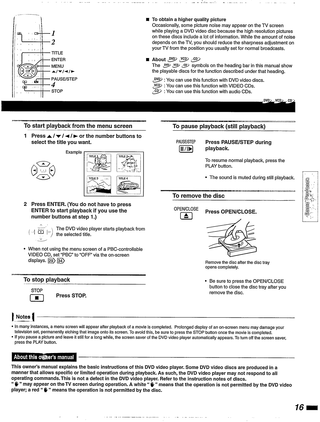 Philips DVD405AT98 manual 