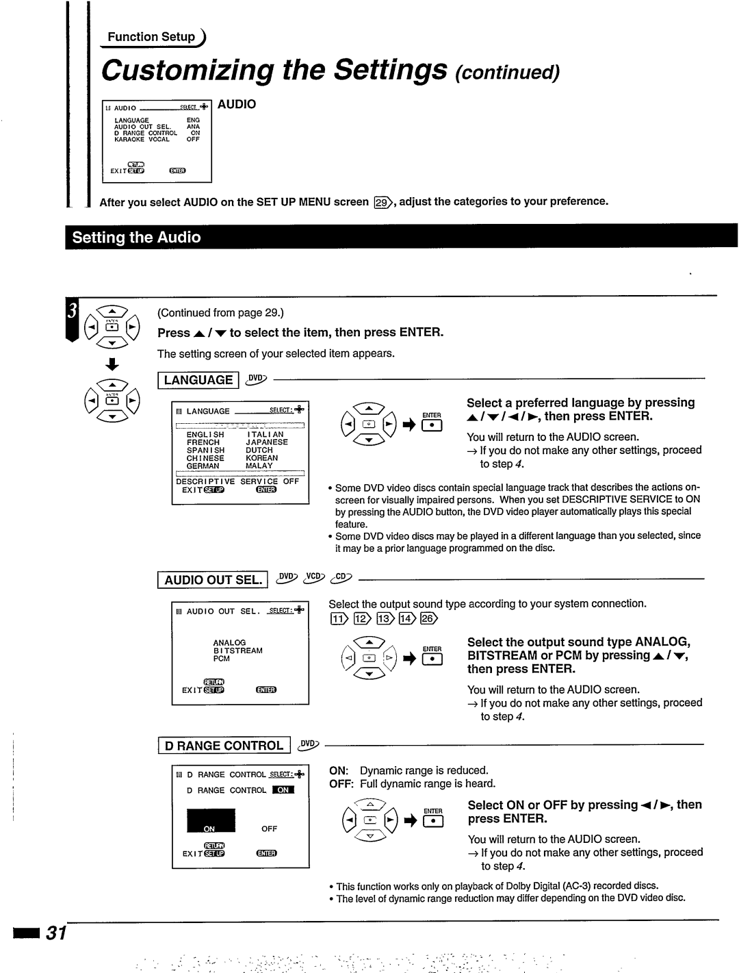 Philips DVD405AT98 manual 