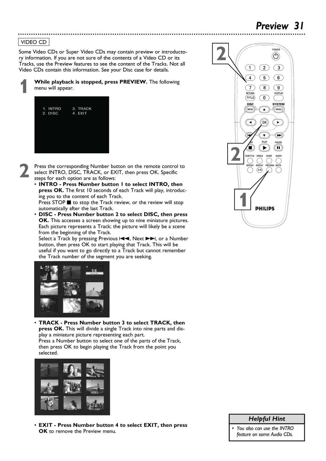 Philips DVD615AT98 owner manual Preview 