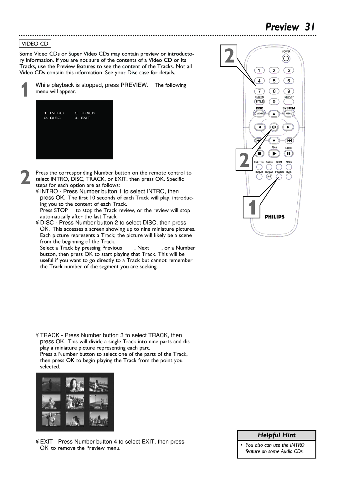 Philips DVD615AT99 owner manual Preview 