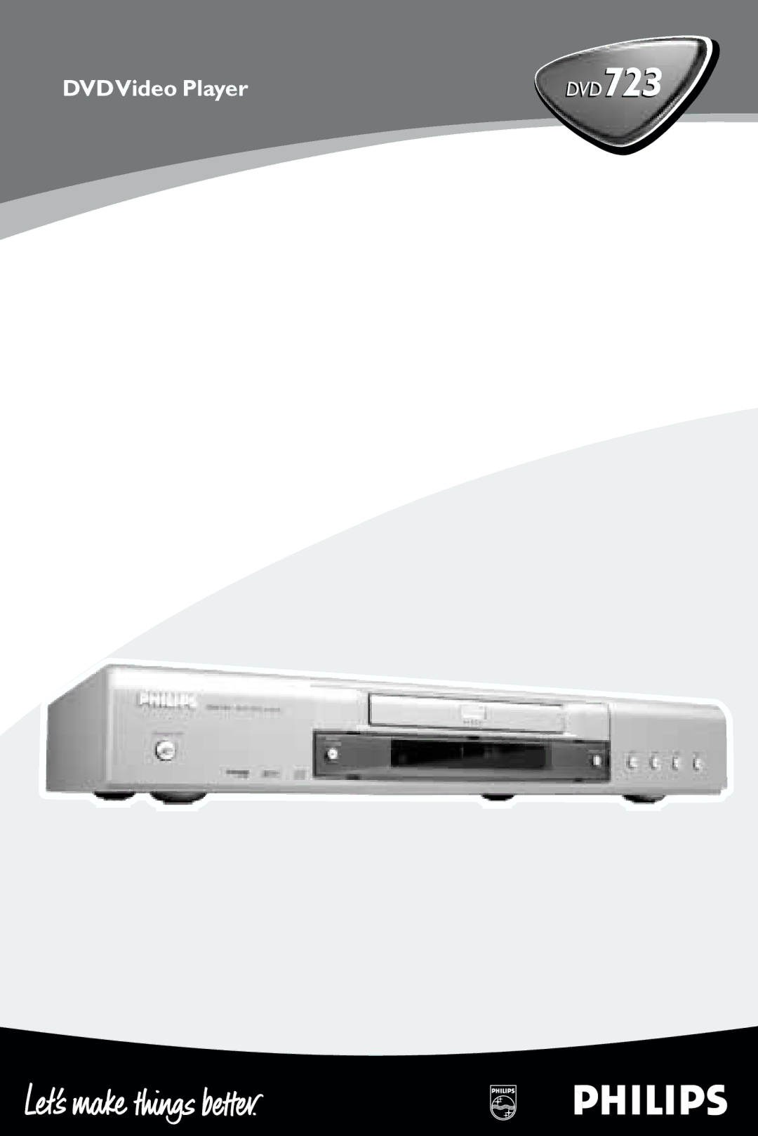 Philips DVD723 manual 