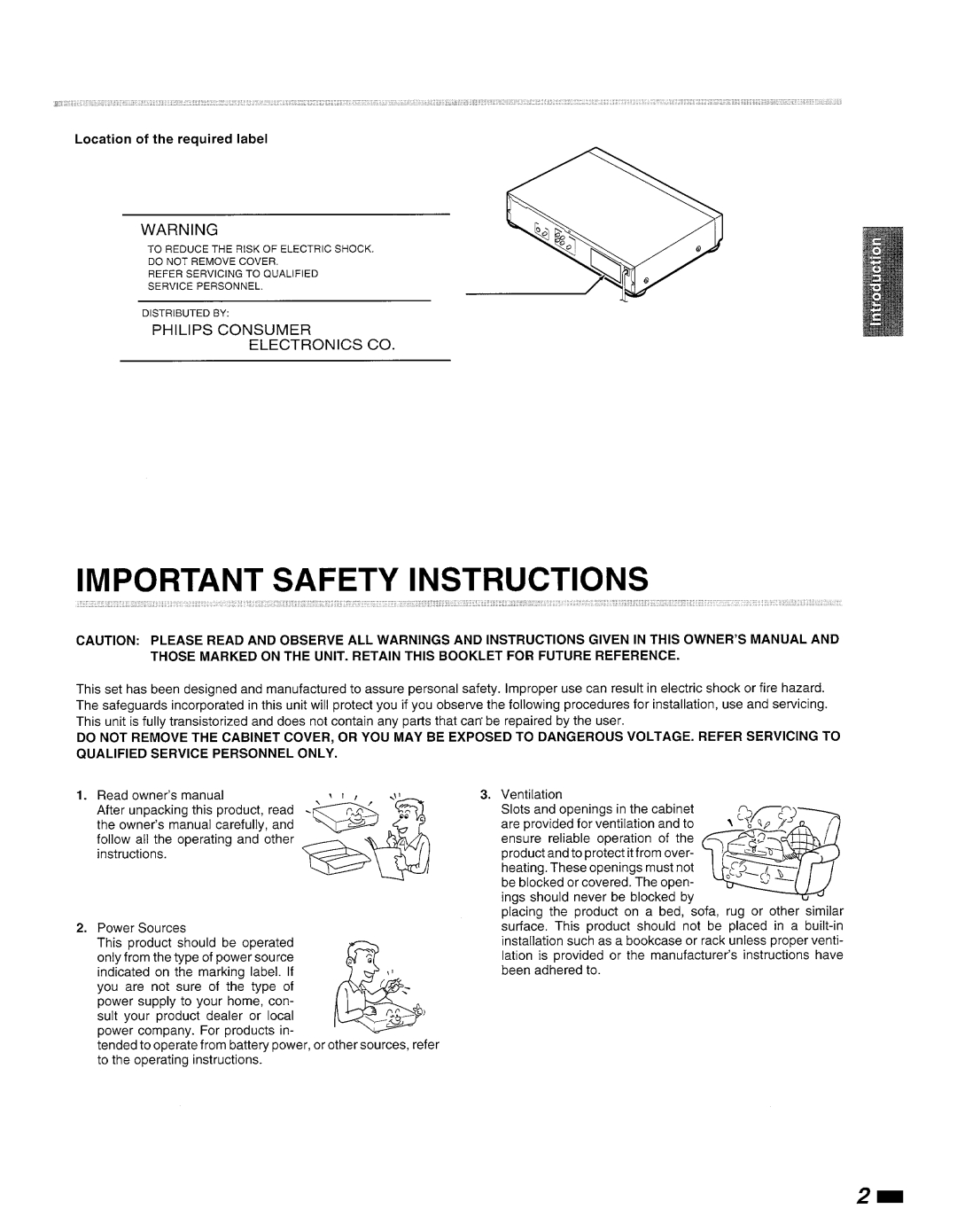 Philips DVD840 manual 