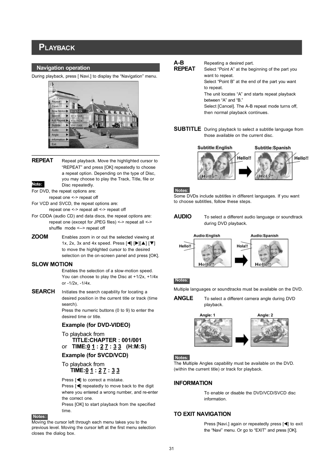 Philips DVDR560H user manual 1DYLJDWLRQRSHUDWLRQ 