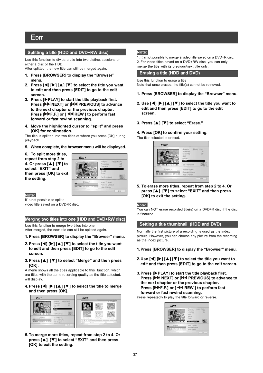 Philips DVDR560H user manual UDVLQJDWLWOH+DQG9, VHOHFW³,7´DQG WKHQSUHVV2.@WRHLW WKHVHWWLQJ 