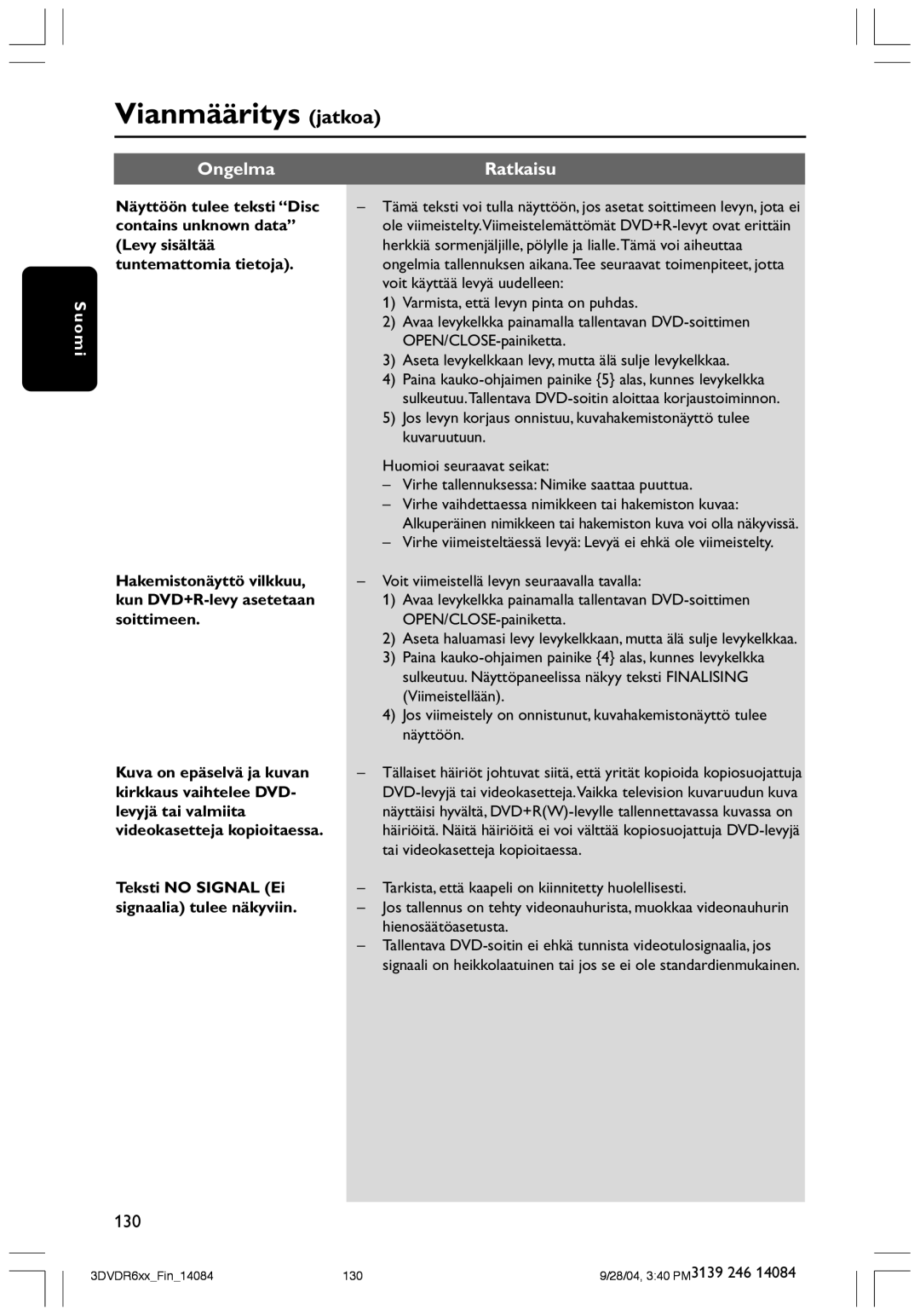 Philips DVDR610 user manual 130 