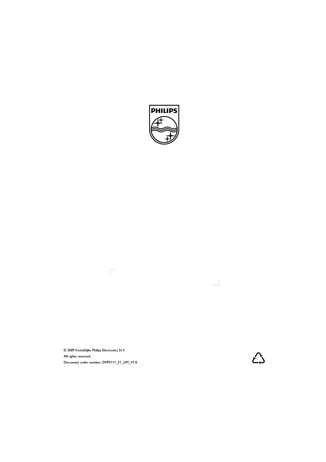 Philips DVP3111/51 user manual 