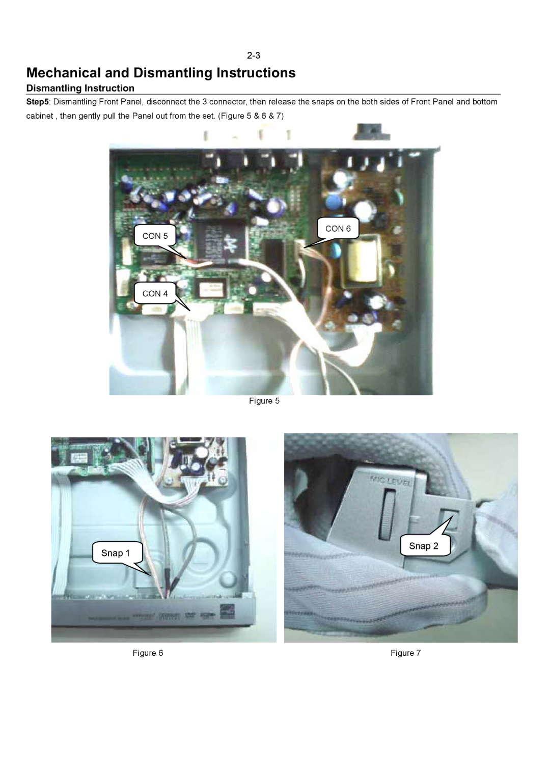 Philips DVP3166(K), DVP3160K, DVP3156 service manual Snap 