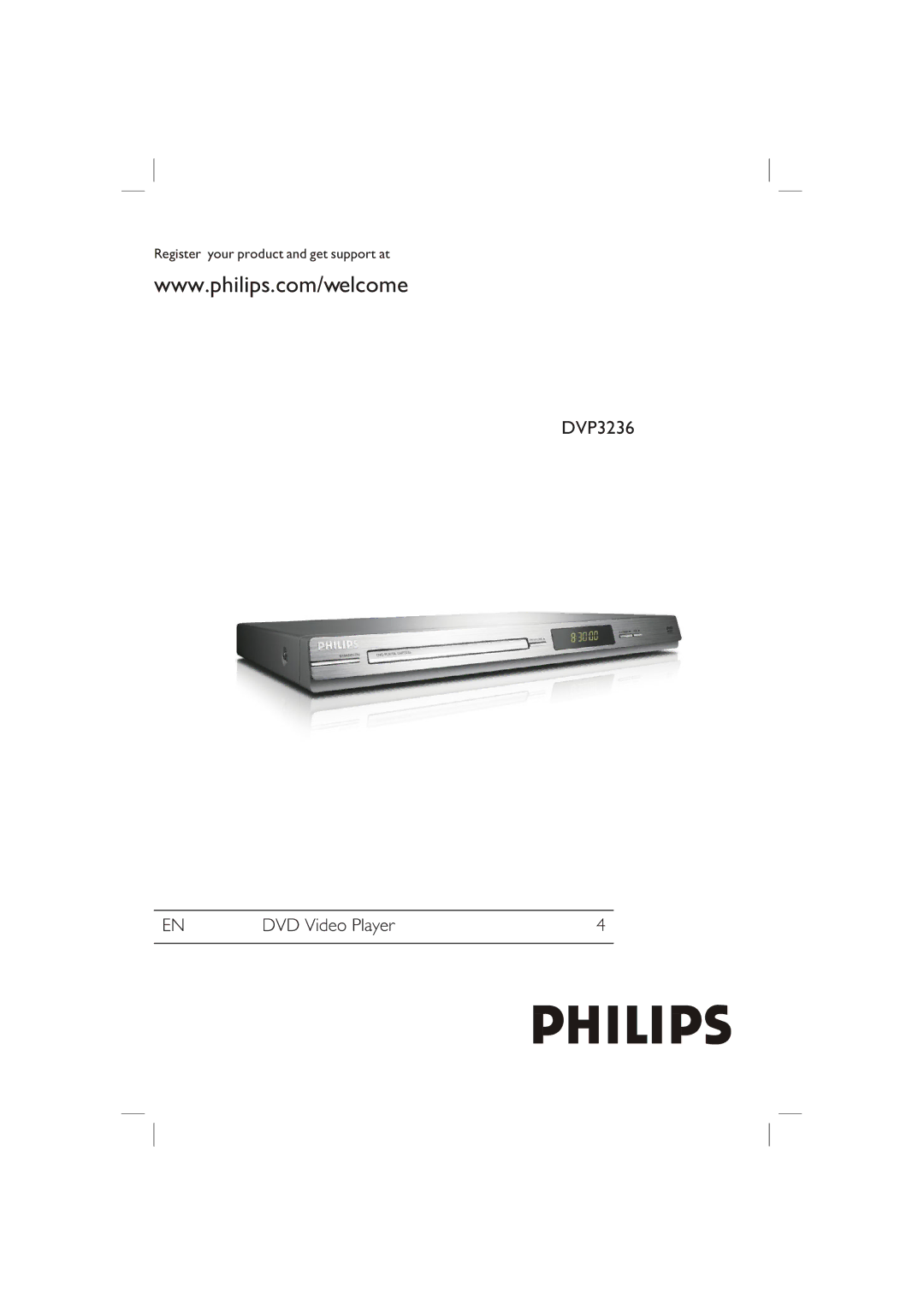 Philips DVP3236X/94 manual 