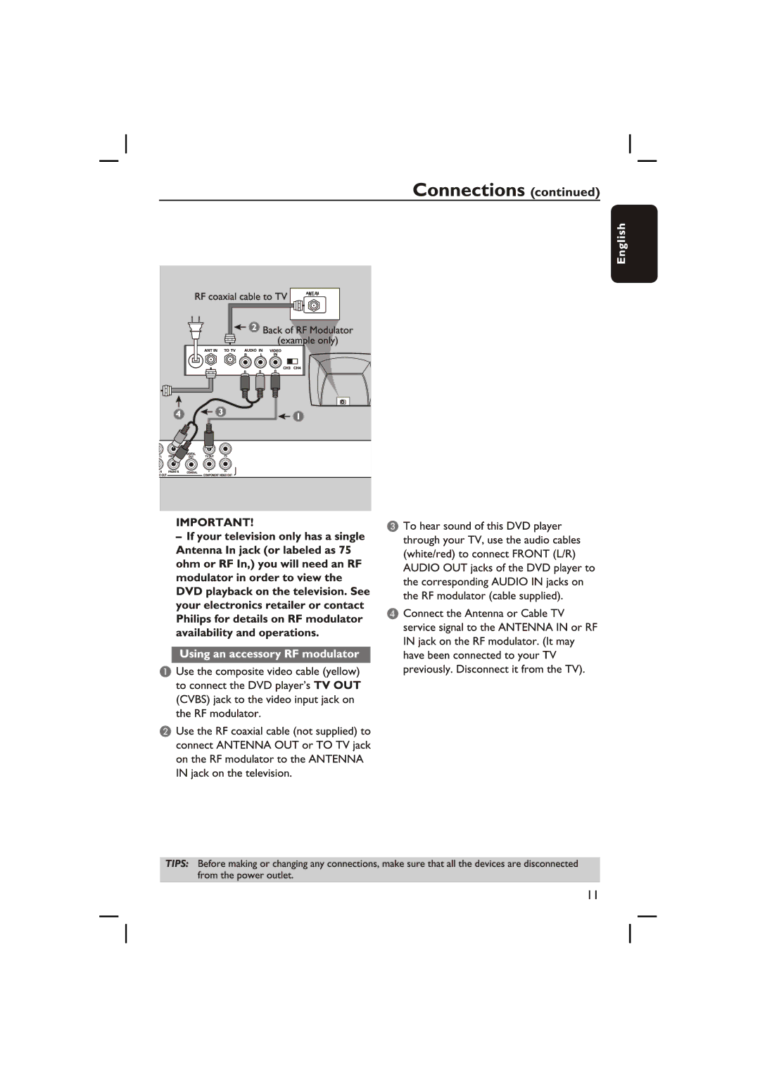 Philips DVP3236X/94 manual 