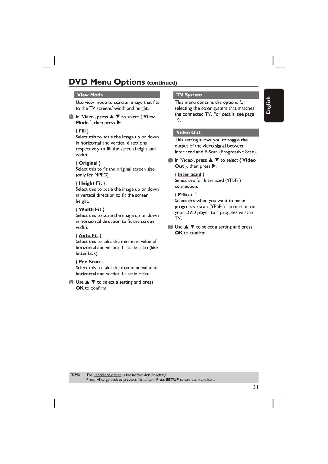 Philips DVP3236X/94 manual 