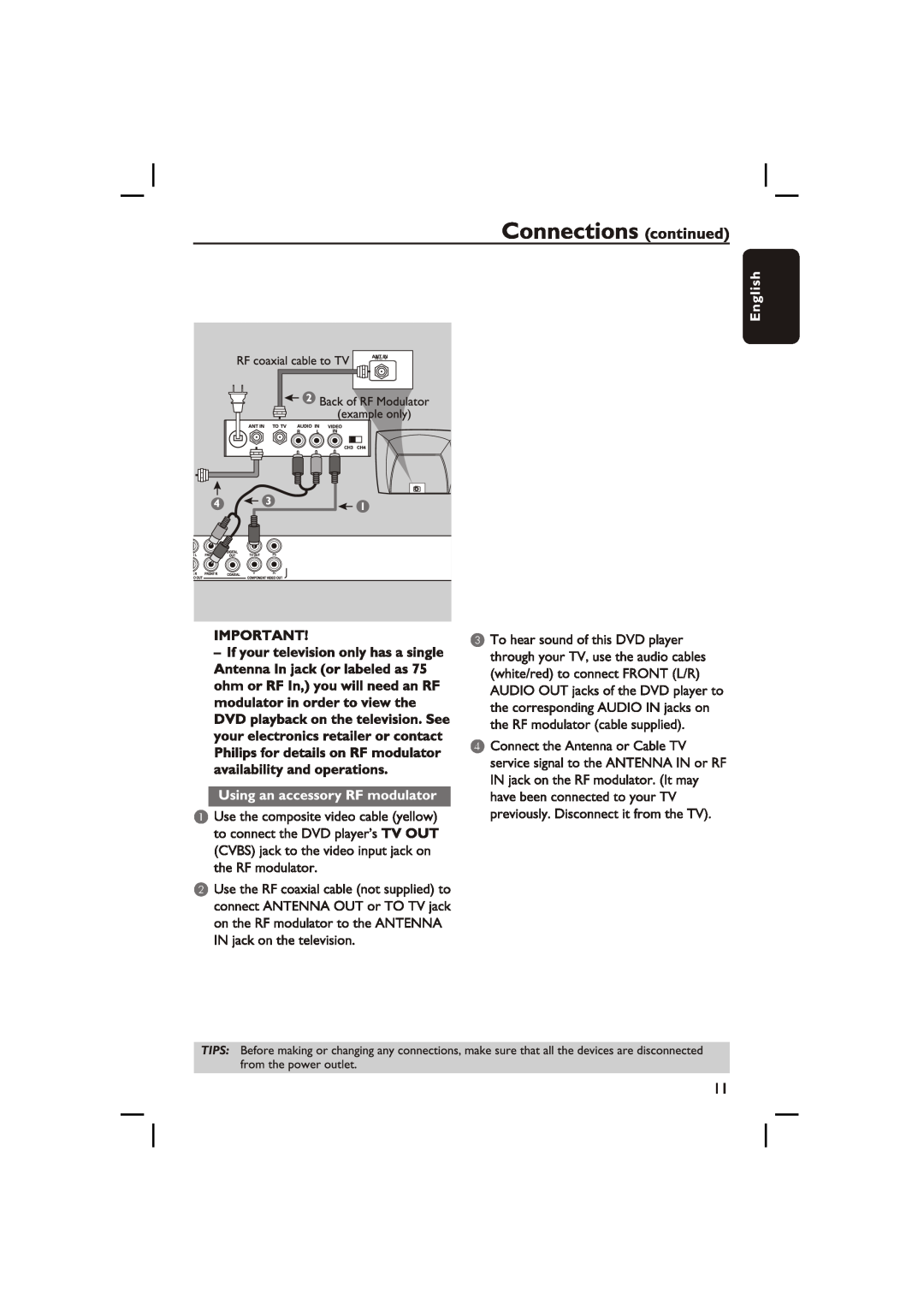 Philips DVP3236X/94 manual 