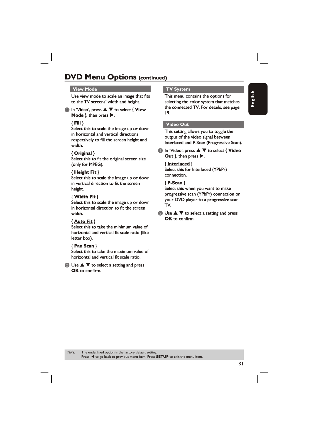 Philips DVP3236X/94 manual 